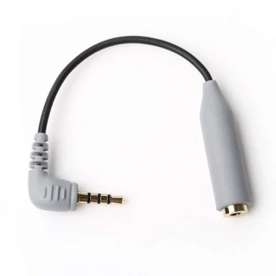 BOYA Smartphone Adapter (TRS to TRRS) - Black